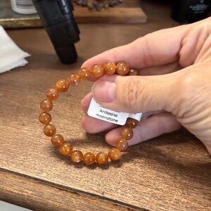 Andesine Moonstone Beaded Bracelet